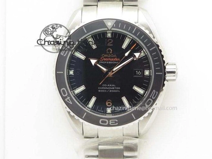 0808 Unique Speedmaster ’57 Co-Axial OMF 1:1 Best Edition White Dial Blue Markers A9300 (Free Leather Strap) 8132